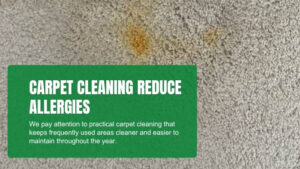 how to get pollen out of carpet